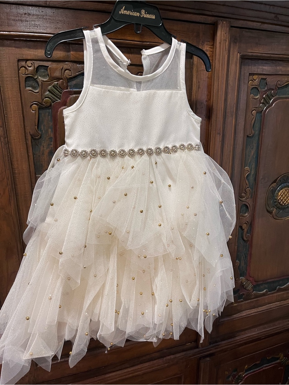 American Princess Ivory Layered Tulle Dress ( 2 dress bundle)